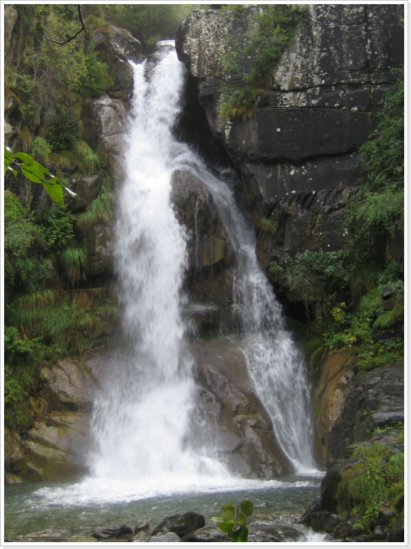 Ein "arschkalter" Wasserfall